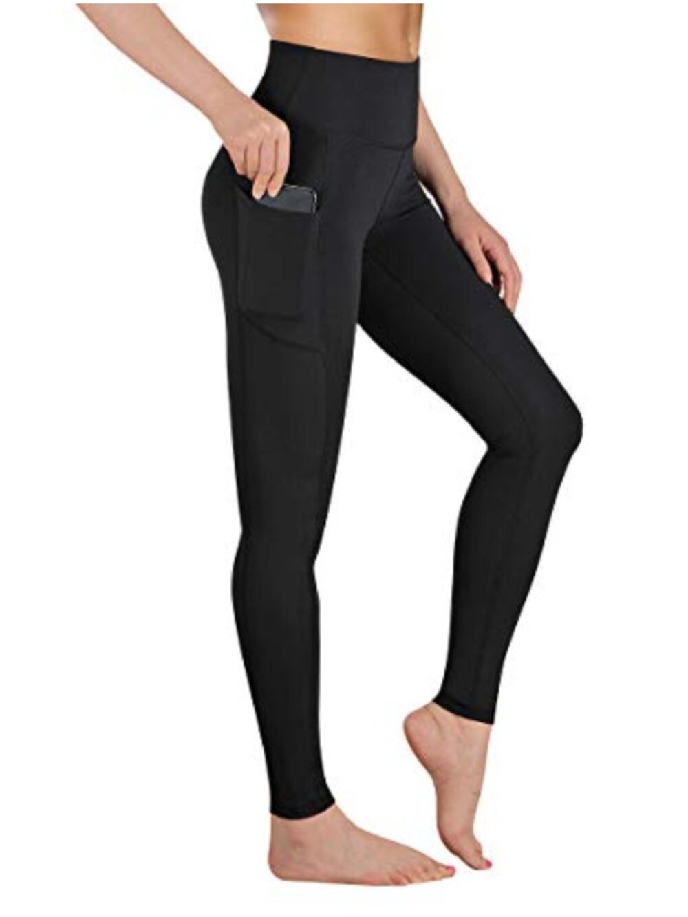 High Waist Leggings with Pockets Women Tummy Control Yoga Pants Running Tights
